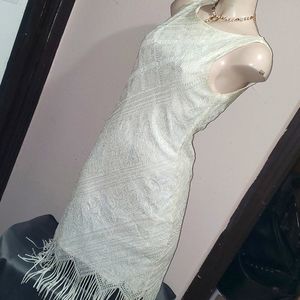 Beautiful multicolored threaded dress